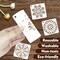 50PCS Mandala Painting Stencils Set – 4x4 Inch Reusable PET Mylar Stencils for DIY Crafts on Wood, Rocks, Canvas, Fabric, Glass & Pottery